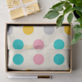 Kleurrijk meisjespoka Pit Patroonpapier Tissuepapier (Geschenk)