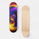 Kleurrijk melkwegstelsel skateboard (Voorkant)