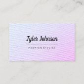 Kleurrijk mengsel/papierstructuur visitekaartje (Voorkant)