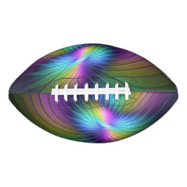 Kleurrijk met blauwe, moderne Abstracte fractale k American Football