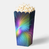 Kleurrijk met blauwe, moderne Abstracte fractale k Bedankdoosjes (Popped)