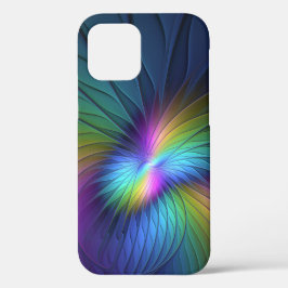 Kleurrijk met blauwe, moderne Abstracte fractale k Case-Mate iPhone Case