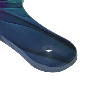 Kleurrijk met blauwe, moderne Abstracte fractale k Snijplank (Hoek)