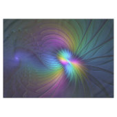 Kleurrijk met blauwe, moderne Abstracte fractale k Tafelkleed (Voorkant (Horizontaal))