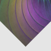 Kleurrijk met blauwe, moderne Abstracte fractale k Tissuepapier (Detail)