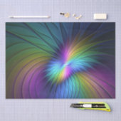 Kleurrijk met blauwe, moderne Abstracte fractale k Tissuepapier (Craft)