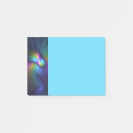 Kleurrijk met blauwe moderne abstracte fractale ku post-it® notes