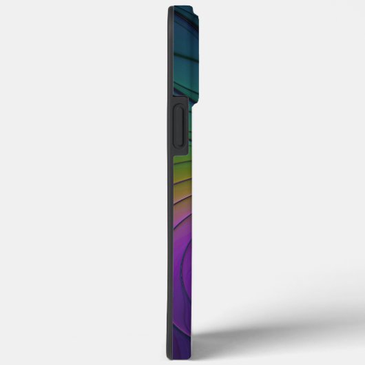 Kleurrijk met blauwe, moderne Abstracte fractale n Case-Mate iPhone Case (Achterkant / Rechts)