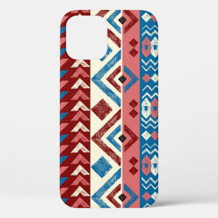 Kleurrijk met de hand getekend tribaal patroon Case-Mate iPhone case