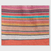 Kleurrijk mexicaan, peruviaans oppervlak van tapij cadeaupapier (Vlak)