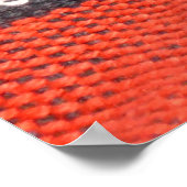 Kleurrijk mexicaan, peruviaans oppervlak van tapij poster (Hoek)