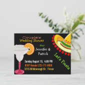 Kleurrijk Mexicaans Feest voor Koppel Bruiloft Fee Kaart (Staand voorkant)