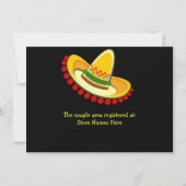 Kleurrijk Mexicaans Feest voor Koppel Bruiloft Fee Kaart (Achterkant)