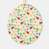 Kleurrijk Mexicaans Kerstornament Keramisch Ornament (Links)