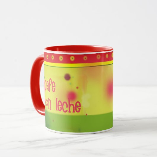 Kleurrijk Mexicaans koffieontwerp Oorspronkelijk o Mok (Voorkant links)