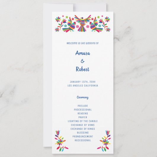 KLEURRIJK MEXICAANS OTOMI-PROGRAMMA (Voorkant)