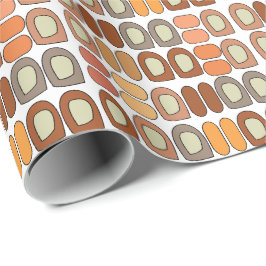 Kleurrijk Mid Century Modern Geometrisch Cadeaupapier