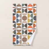 Kleurrijk, middelcentraalvormig, geometrisch patro bad handdoek (Handdoek)