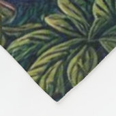 Kleurrijk, middeleeuws Drakenkasteel Fleece Deken (Hoek)