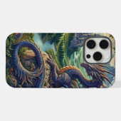 Kleurrijk, middeleeuws Drakenkasteel iPhone Hoesje (Achterkant horizontaal)