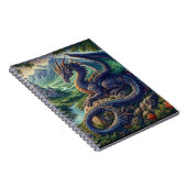 Kleurrijk, middeleeuws Drakenkasteel Notitieboek (Rechterzijde)