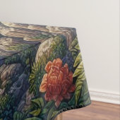 Kleurrijk, middeleeuws Drakenkasteel Tafelkleed (Voorbeeld)