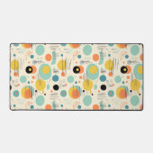 Kleurrijk midden eeuw modern patroon bureaumat (Voorkant)