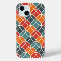 Kleurrijk midden-eeuw modern stijlpatroon