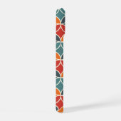 Kleurrijk midden-eeuw modern stijlpatroon iPhone 15 case (Rechterkant)