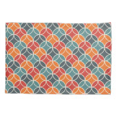 Kleurrijk midden-eeuw modern stijlpatroon kussensloop (Achterkant-Links)