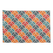 Kleurrijk midden-eeuw modern stijlpatroon kussensloop (Achterkant-Rechts)