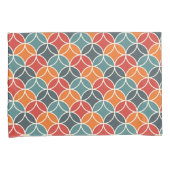 Kleurrijk midden-eeuw modern stijlpatroon kussensloop (Voorkant-Rechts)