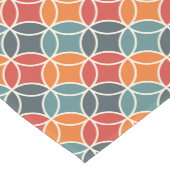 Kleurrijk midden-eeuw modern stijlpatroon medium tafelloper (Hoek)