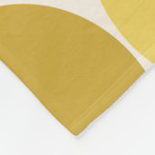 Kleurrijk Midden-eeuws modern Abstract patroon Fleece Deken (Hoek)