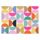 Kleurrijk Midden-eeuws modern Abstract patroon Tafelkleed (Voorkant (Horizontaal))