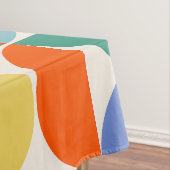 Kleurrijk Midden-eeuws modern Abstract patroon Tafelkleed (Voorbeeld)