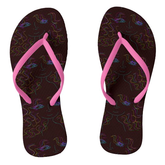 Kleurrijk Mij Teenslippers (Voetbed)
