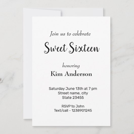 Kleurrijk minimaal jouw tekst afbeelding toevoegen kaart (Voorkant)