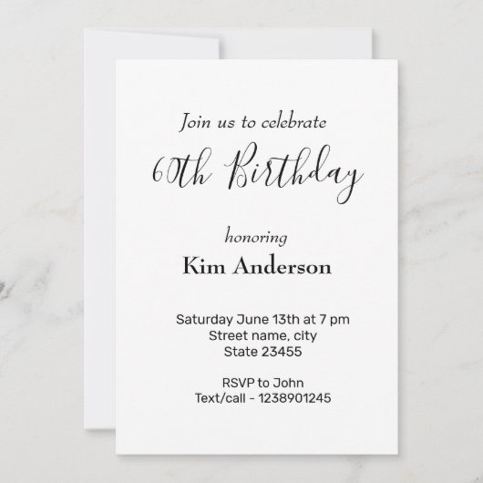 Kleurrijk minimaal jouw tekst afbeelding toevoegen kaart (Voorkant)