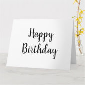 Kleurrijk minimaal jouw tekst afbeelding toevoegen kaart (Gele Bloem)