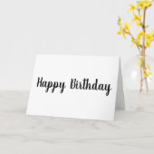 Kleurrijk minimaal jouw tekst afbeelding toevoegen kaart (Gele Bloem)