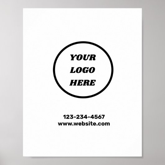 Kleurrijk minimaal jouw tekst afbeelding toevoegen poster (Voorkant)