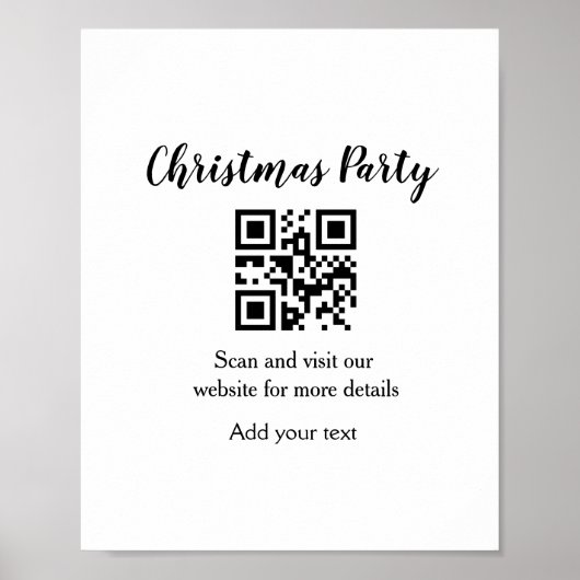 Kleurrijk minimaal jouw tekst afbeelding toevoegen poster (Voorkant)