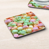 Kleurrijk minimarshmallow-onderzetter bier onderzetter (Linkerzijde)