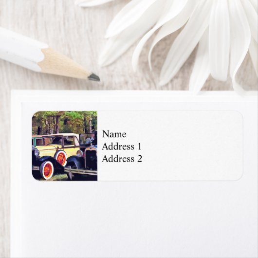 Kleurrijk model A Etiket (Insitu)