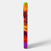 KLEURRIJK MODERN ABSTRACT DESIGN STROPDAS-DYE Case-Mate iPhone CASE (Achterkant / Links)