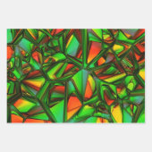 Kleurrijk modern Abstract Inpakpapier Vel (Voorkant 2)