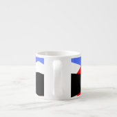 Kleurrijk modern Abstract | inspirerend prijsopgav Espresso Kop (Achterkant)