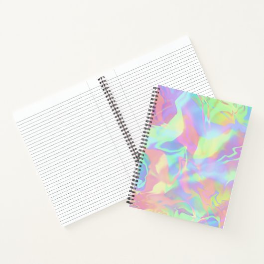 Kleurrijk modern Abstract Notitieboek voor hologra (Binnen)