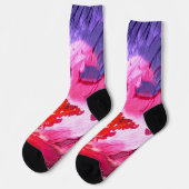 Kleurrijk Modern Abstract Schilderen Unisex Sokken (Links)